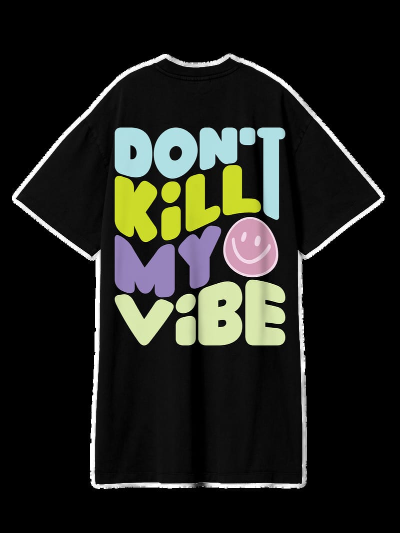 The Vibe • T-Dress - Black