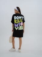 The Vibe • T-Dress - Black view 3