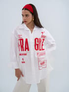 The Fragile Shirt - Women (White) view 5