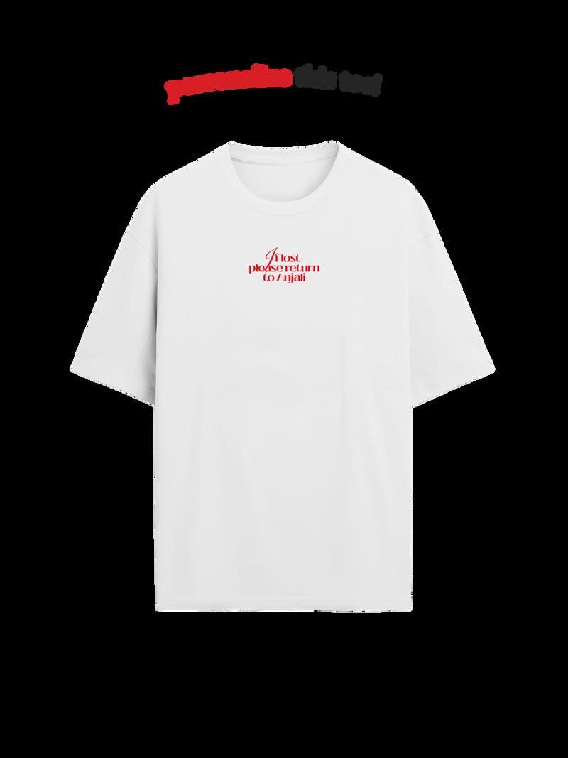 The Lost Heart Oversized Tee • Custom