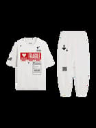 The Fragile Tee-Jogger Set (White) view 1