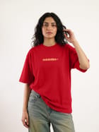 The Offline Tee - Red (Women) view 3