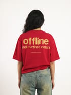 The Offline Tee - Red (Women) view 4