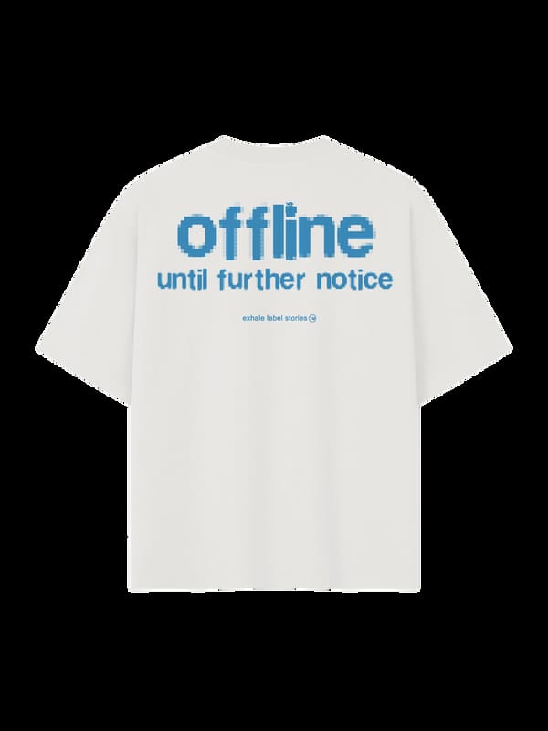 Exhale Label — The Offline Tee - White