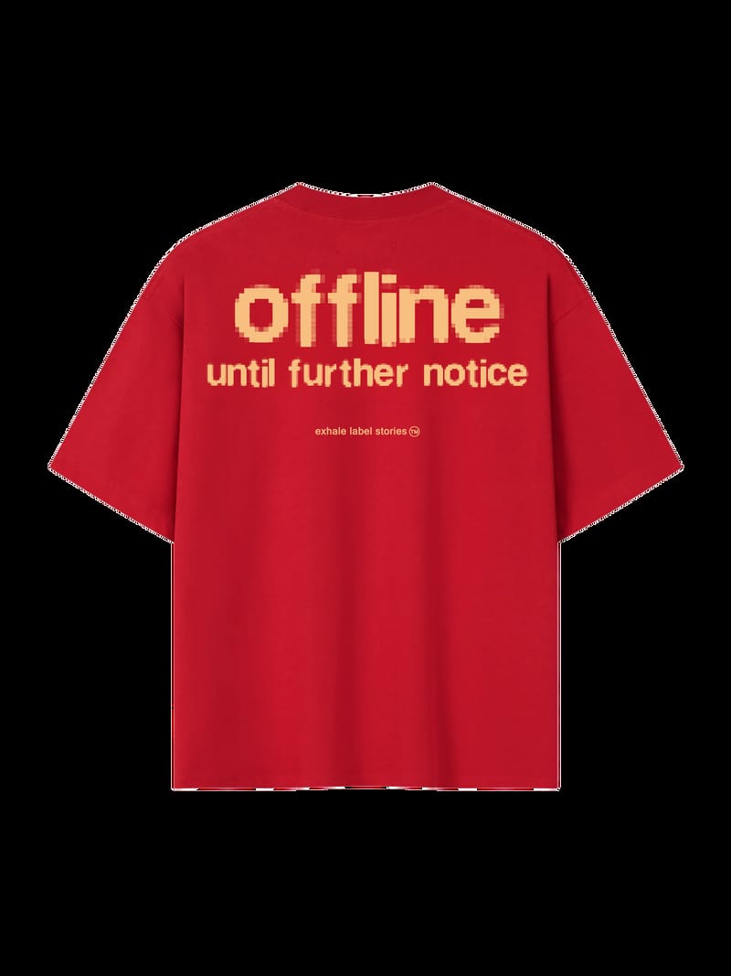 The Offline Tee - Red (Men)