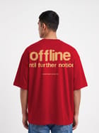 The Offline Tee - Red (Men) view 3