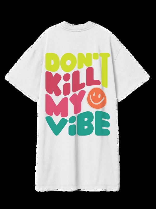 Exhale Label — The Vibe • T-Dress - White