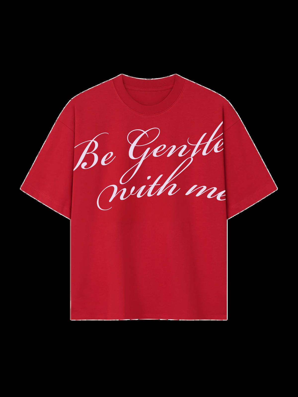 The Gentle Cursive Tee - Red - image 1