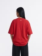 The Gentle Cursive Tee - Red view 6