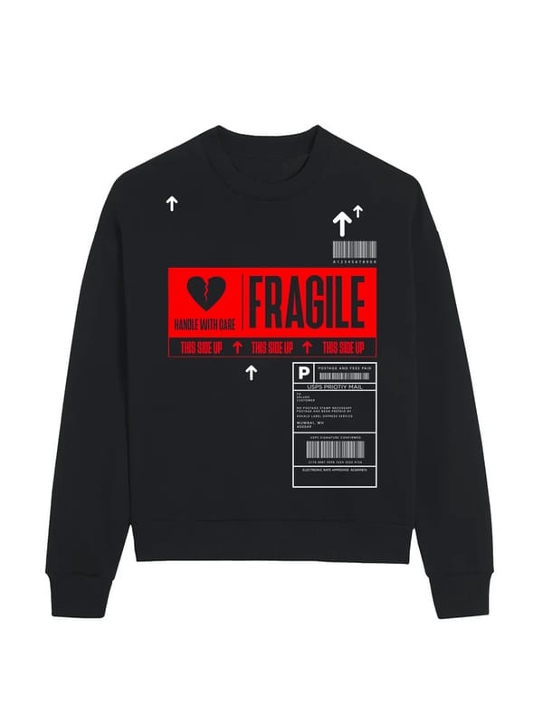 Exhale Label — The Fragile Sweatshirt