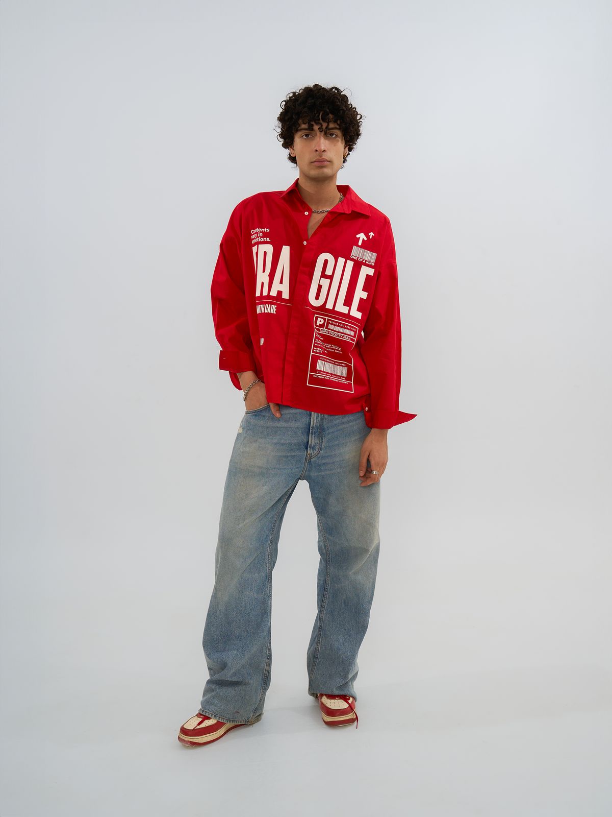 The Fragile Shirt - Men (Red) - image 3