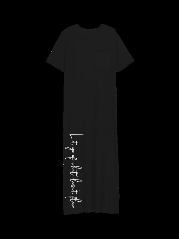 Exhale Label — The Antima Tee - Black