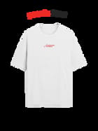The Burning Heart Oversized Tee • Custom view 1