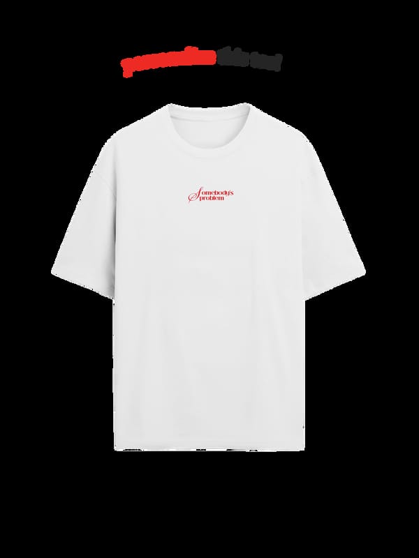 Exhale Label — The Burning Heart Oversized Tee • Custom