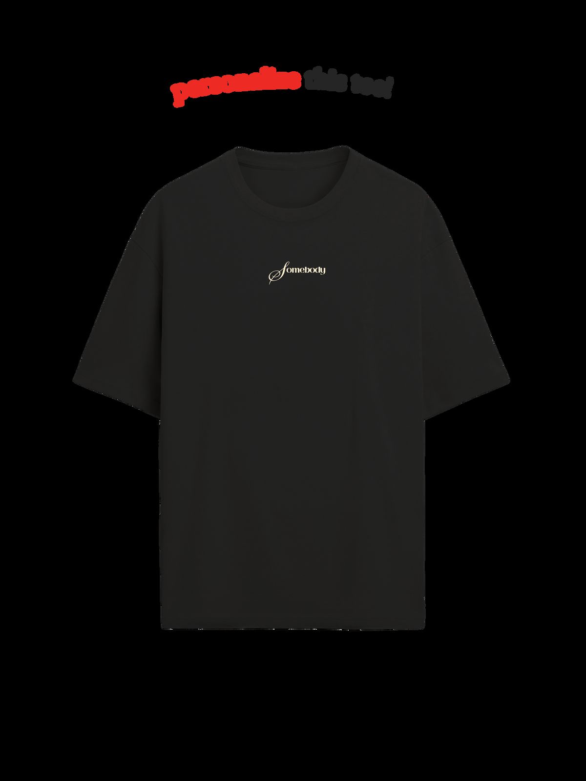 The Burning Heart Oversized Tee • Custom - image 4