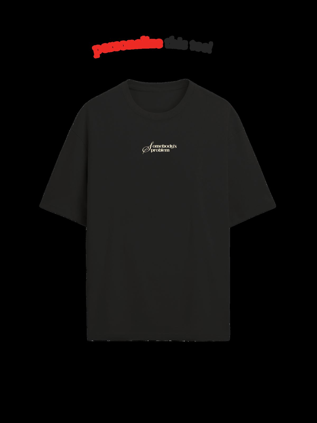 The Burning Heart Oversized Tee • Custom - image 5