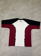 HEXA TEE: MAROON/BLACK/WHITE view 2