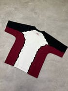 HEXA TEE: MAROON/BLACK/WHITE view 5