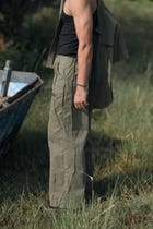 ASTRA TROUSERS: OLIVE GREEN view 5