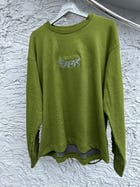 EXO SWEATSHIRT: OLIVE GREEN/GRAY view 2