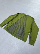 EXO SWEATSHIRT: OLIVE GREEN/GRAY view 8
