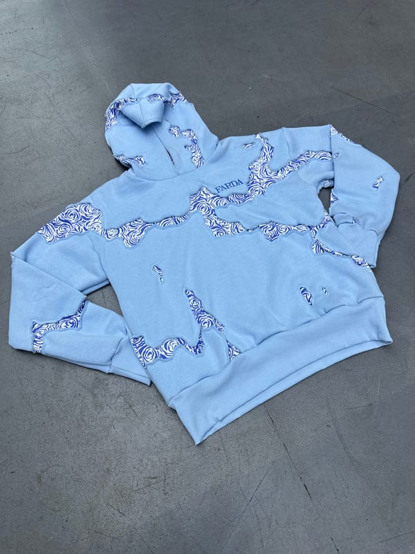 Farda — CHASM HOODIE: LAPIS