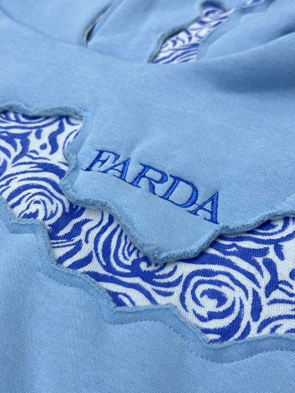 Farda — CHASM HOODIE: LAPIS