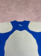 COUPLET TEE: MINT/ROYAL BLUE view 3