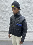 THERMOCHROMIC JACKET: BLUE BLACK view 12