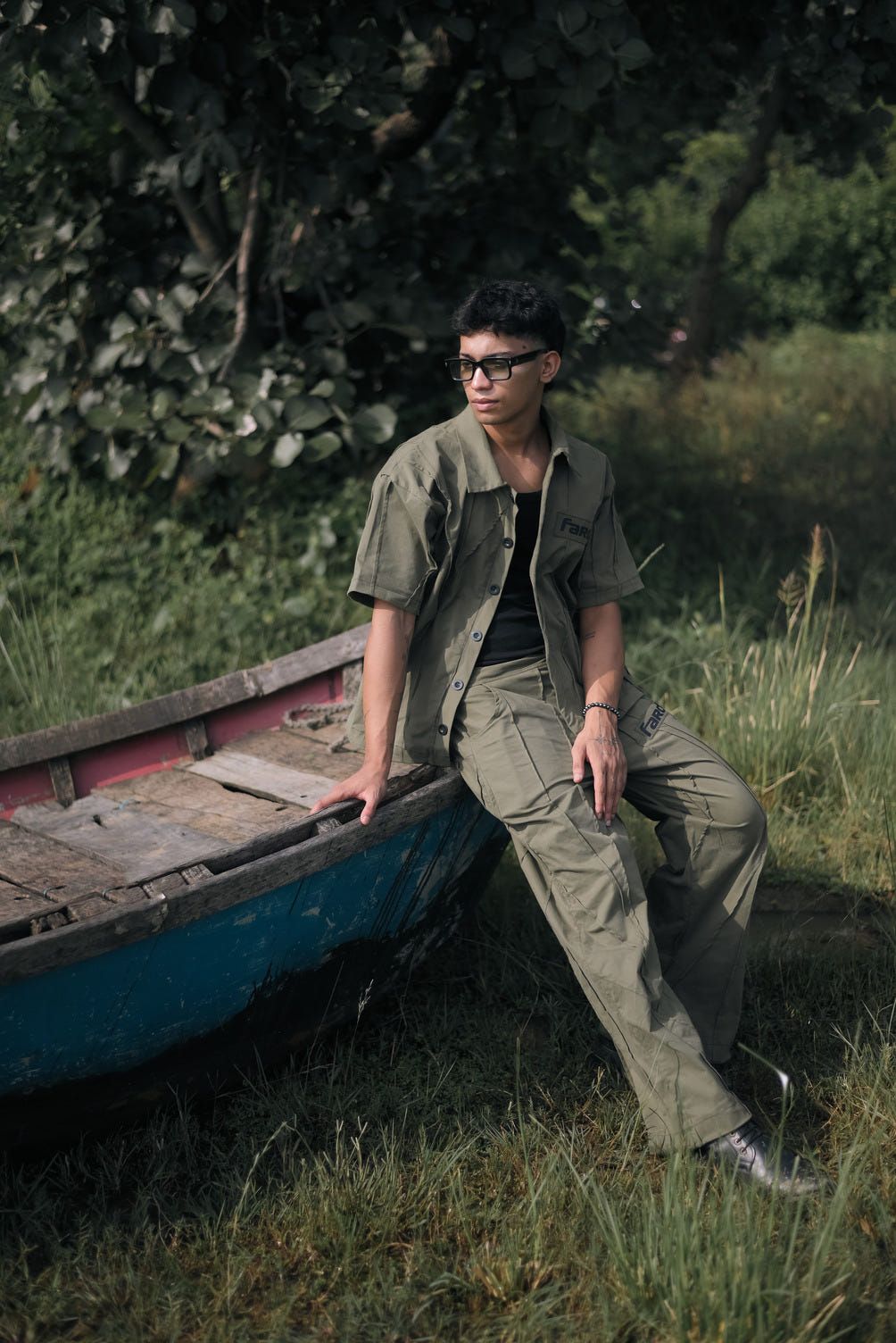 ASTRA SHIRT: OLIVE GREEN - image 1