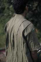 ASTRA SHIRT: OLIVE GREEN view 2