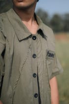 ASTRA SHIRT: OLIVE GREEN view 3