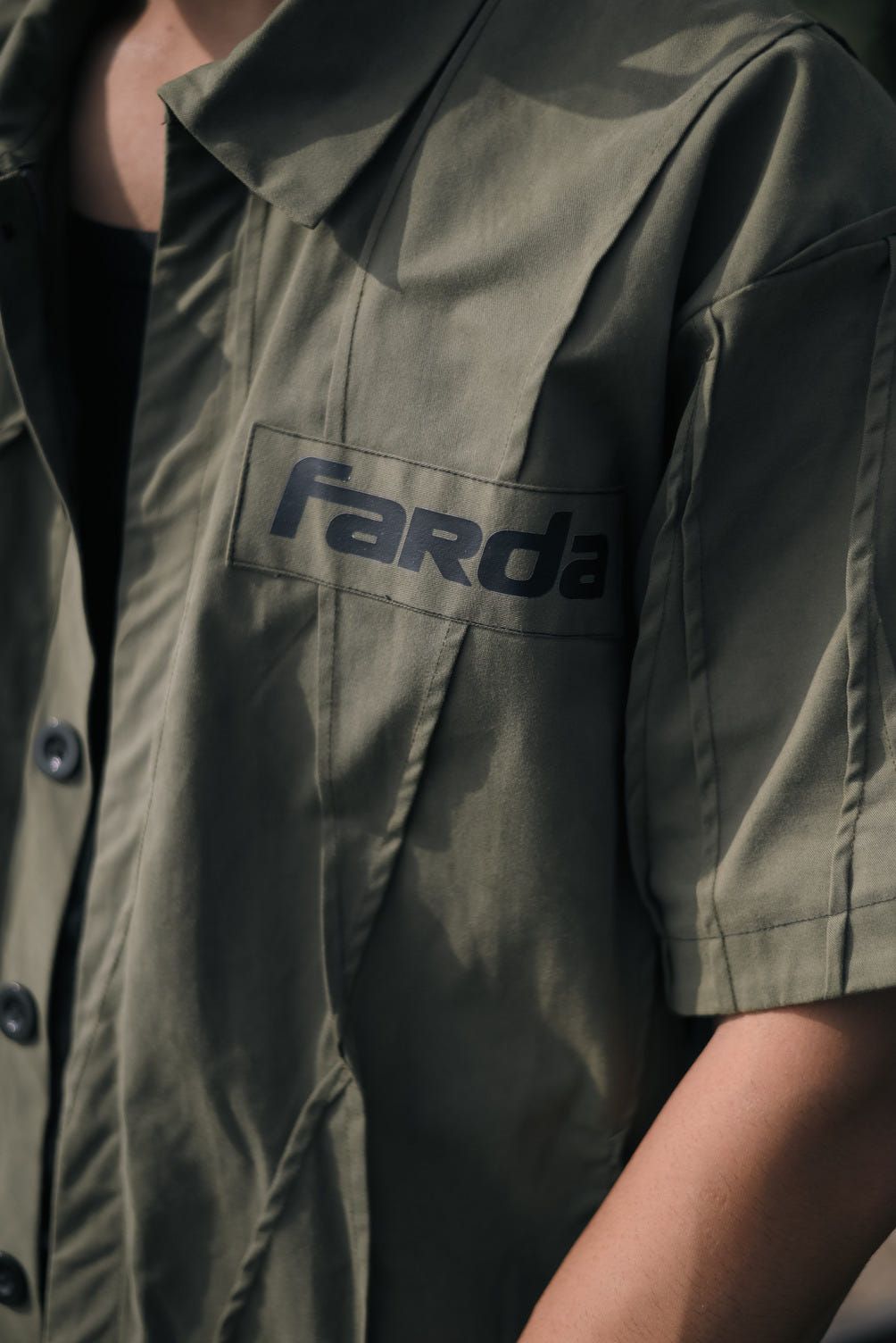 ASTRA SHIRT: OLIVE GREEN - image 4