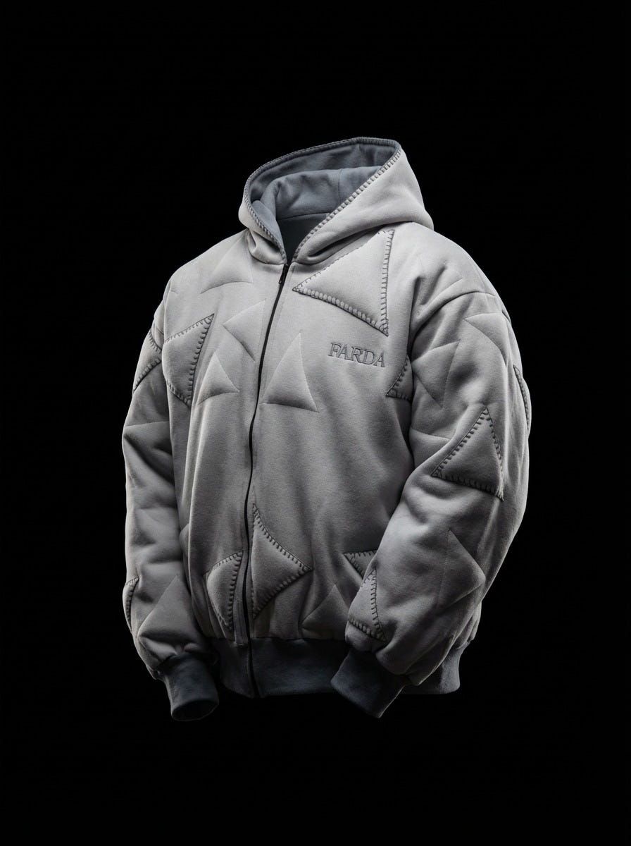 AVIO HOODIE: LIGHT GRAY - image 1