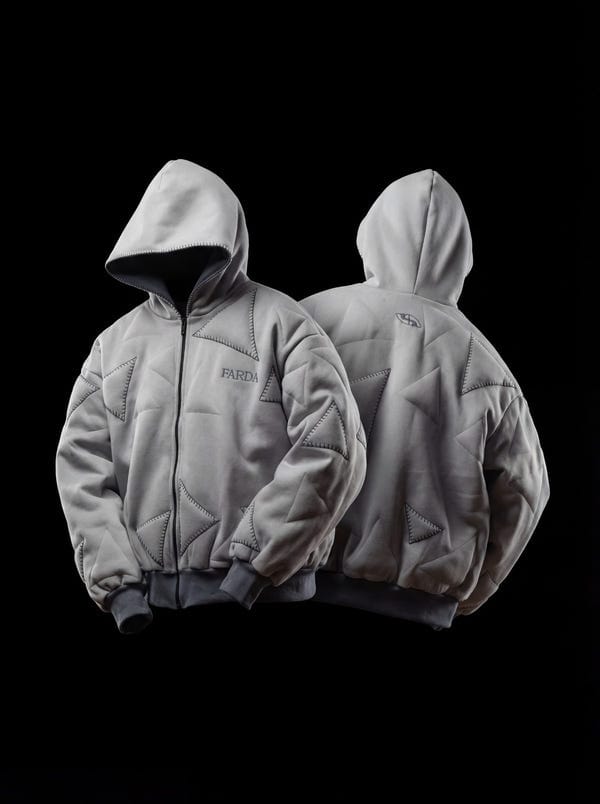 Farda — AVIO HOODIE: LIGHT GRAY