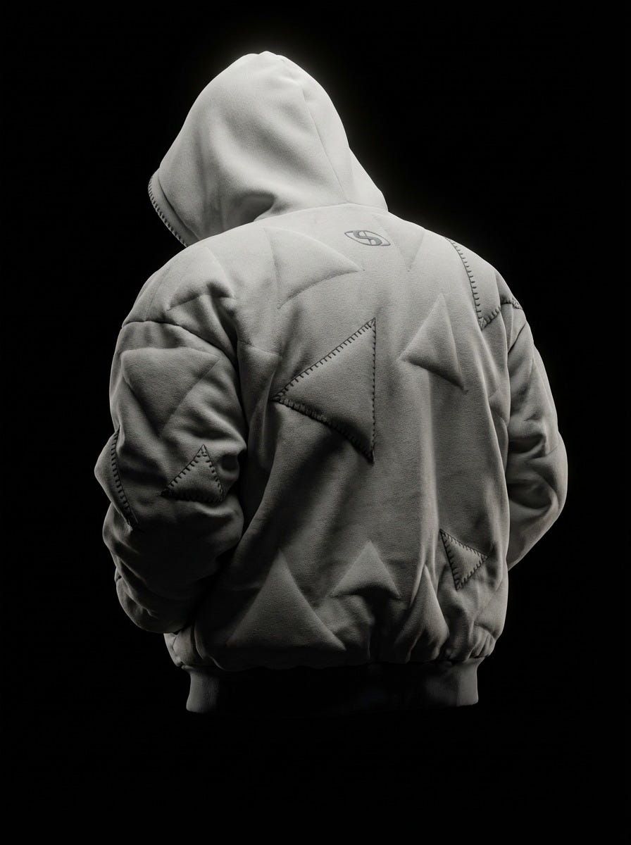 AVIO HOODIE: LIGHT GRAY - image 3