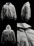 AVIO HOODIE: LIGHT GRAY view 5