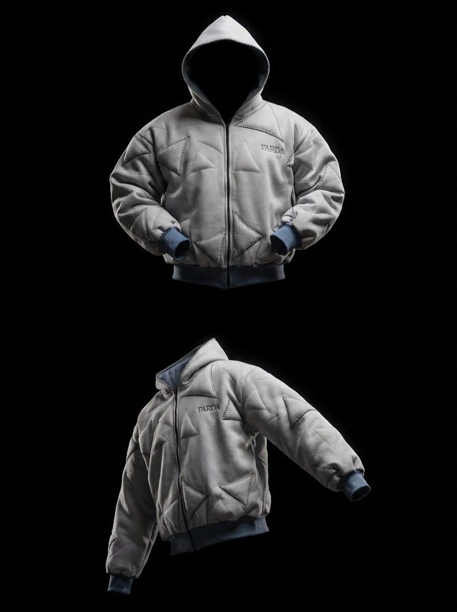 AVIO HOODIE: LIGHT GRAY - image 7