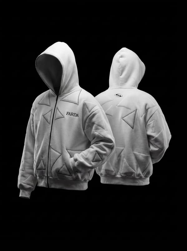 Farda — AVIO HOODIE: WHITE