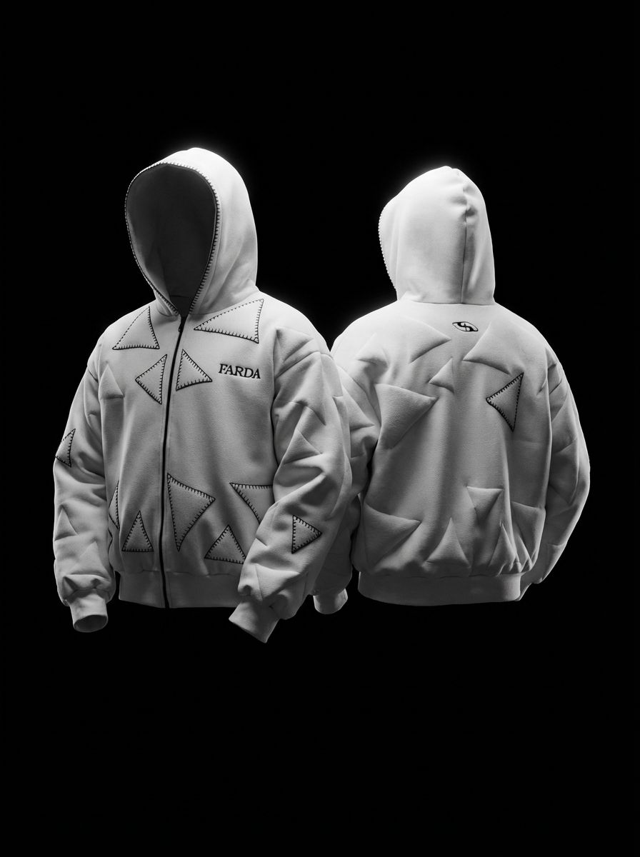 AVIO HOODIE: WHITE - image 5