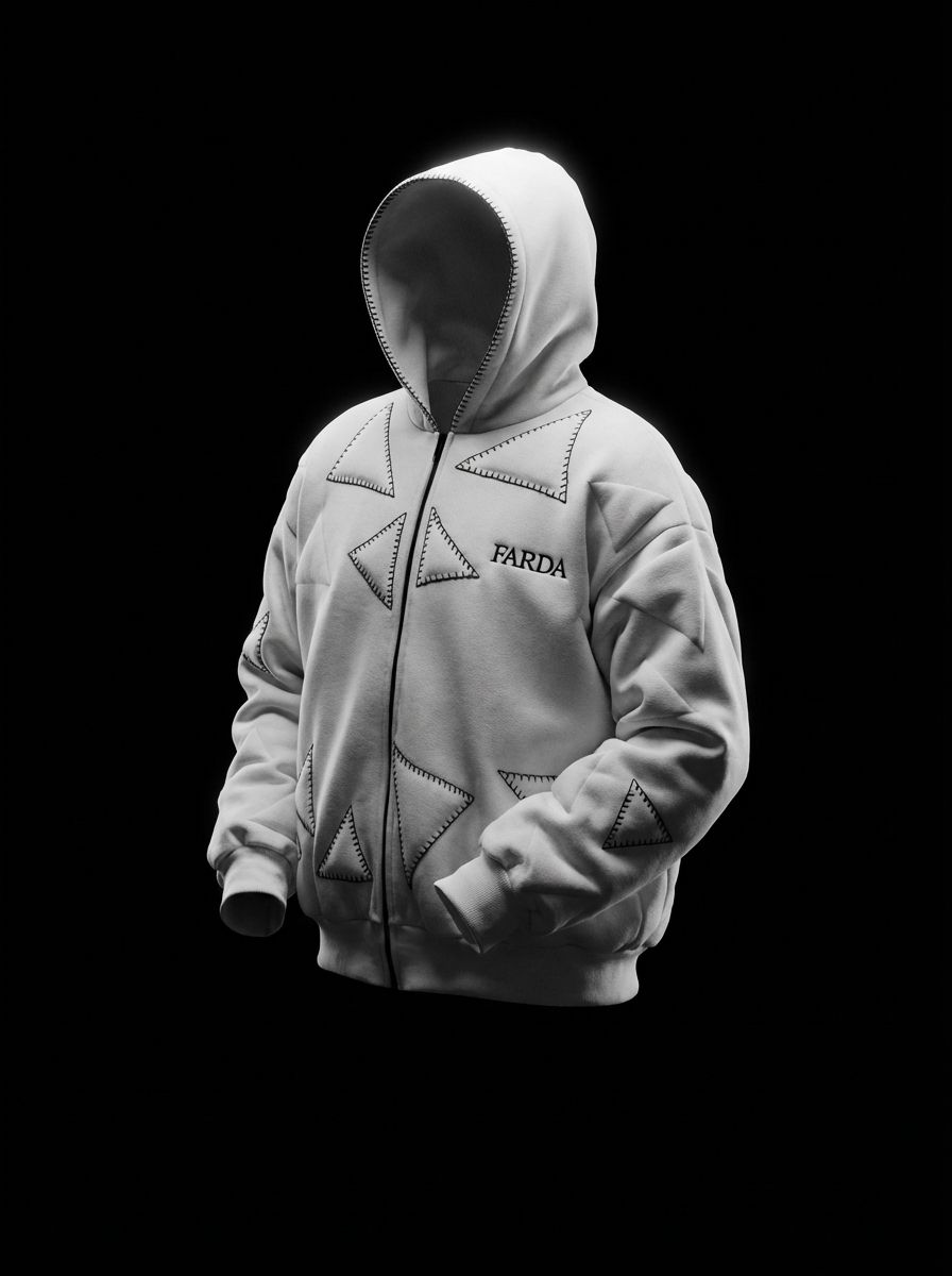 AVIO HOODIE: WHITE - image 7