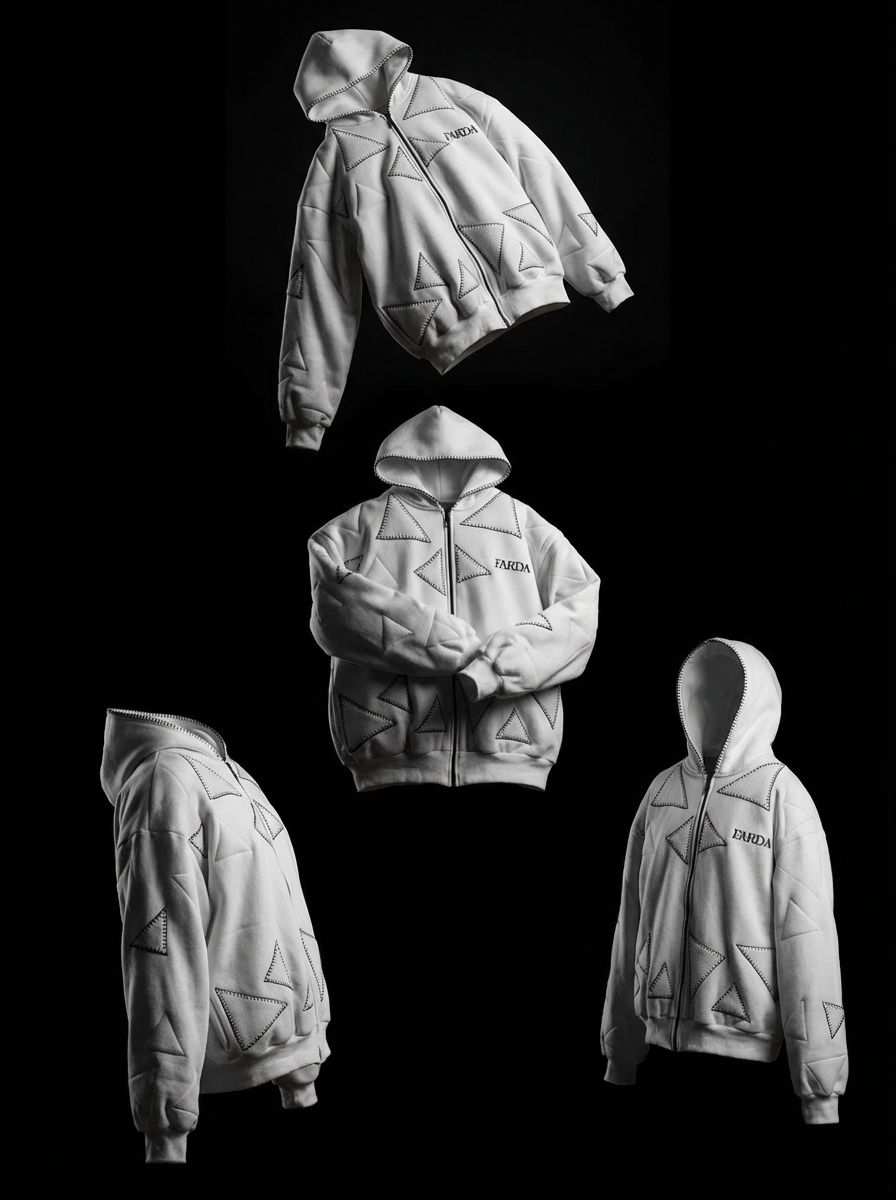 AVIO HOODIE: WHITE - image 8