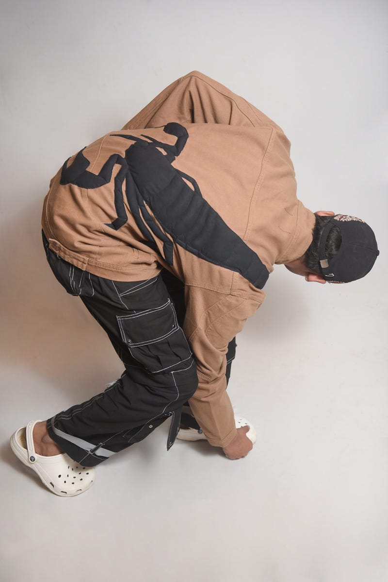 PUFFED SCORPION CUT & SEW JACKET