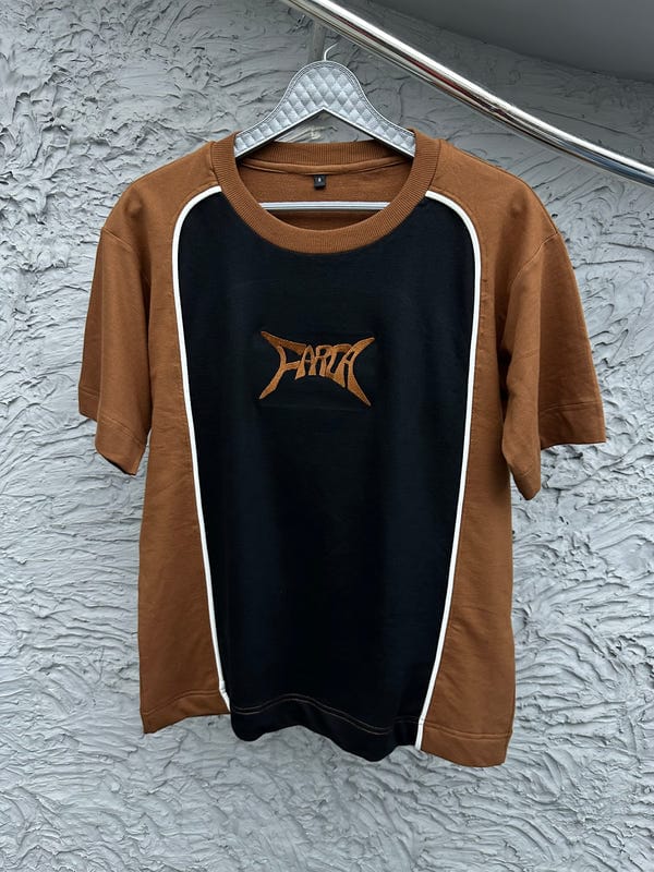 Farda — ECHOR TEE: BLACK/BROWN/WHITE