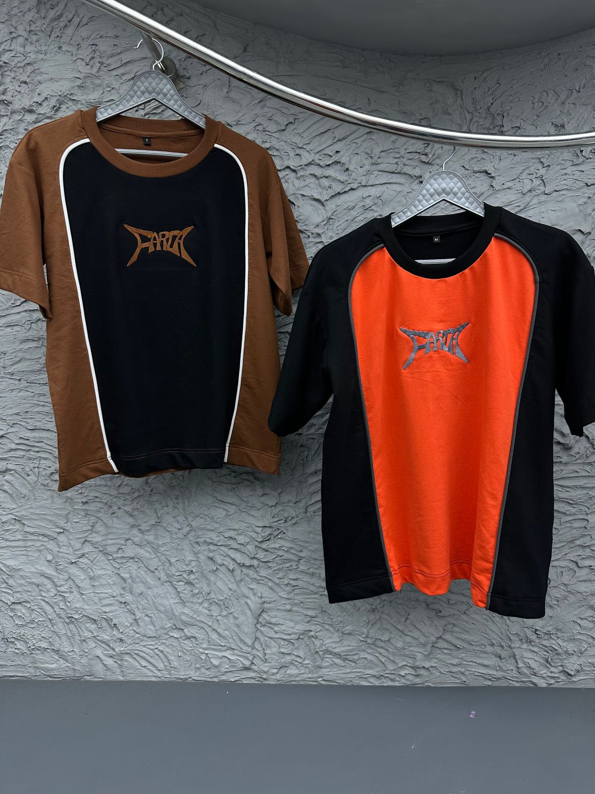 ECHOR TEE: BLACK/BROWN/WHITE - image 5