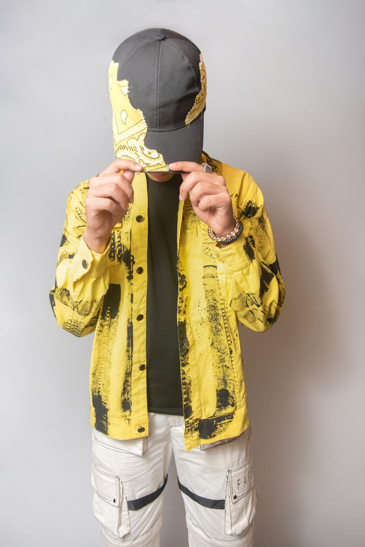 BODAK YELLOW HANDPAINTED JACKET - image 2
