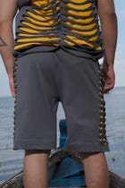 EXO SHORTS: GRAY YELLOW view 4