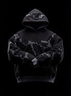 CHASM HOODIE: BLACK SNOWFLAKE (UNISEX) view 1