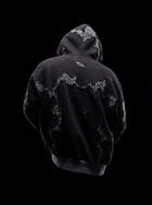 CHASM HOODIE: BLACK SNOWFLAKE (UNISEX) view 2