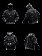 CHASM HOODIE: BLACK SNOWFLAKE (UNISEX) view 4